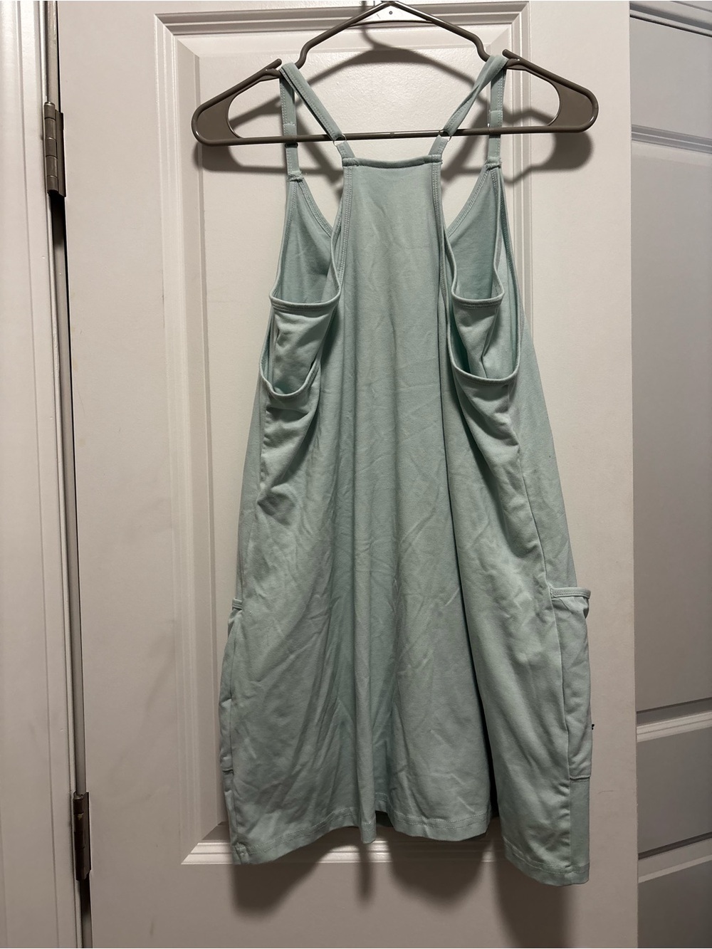 Amazon Light Mint Sleeveless Pocket Mini Dress - Picture 3 of 3